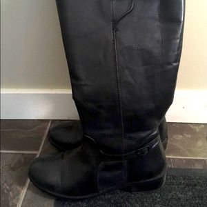 Tall black boots